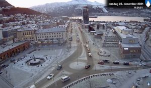 Веб камера Норвегия, Нарвик, панорама