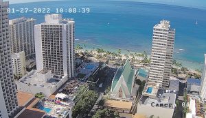 Веб камера Гонолулу, Отель Hilton Waikiki Beach 4*