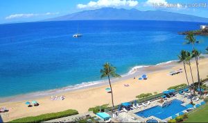 Веб камера Гавайские острова, остров Мауи, пляж Каанапали