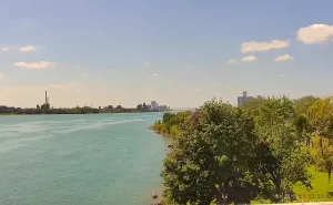 Веб камера Детройт, река Детройт
