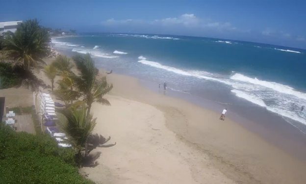 Пляж Bozo Beach в Кабарете в Доминиканской Республике