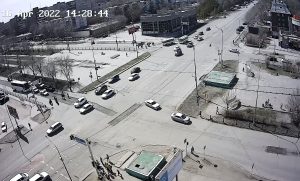 Веб камера Казахстана, Темиртау, перекресток проспектов Мира и Металлургов