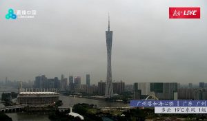 Веб камера Китая, Гуанчжоу, Кантонская телебашня