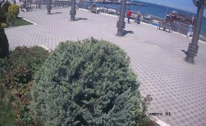 Веб камера Анапа, набережная возле морского порта