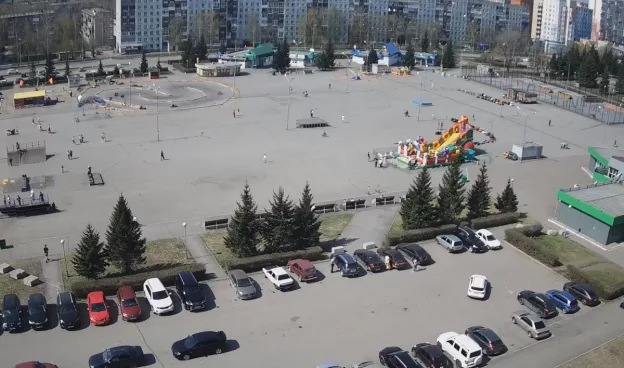 Площадь Торжеств в Новокузнецке