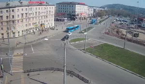 Веб камера Новокузнецка, Привокзальная площадь