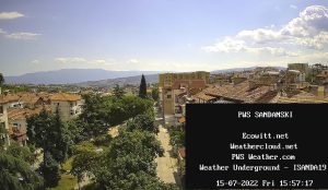 Веб камера Болгарии, Сандански, панорама