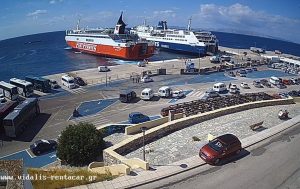 Веб камера Греция, Тинос, Морской порт