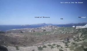 Веб камера Греция, остров Санторини, Акротири