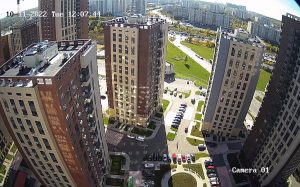 Веб камера Москва, ЖК «Зелёная вертикаль», панорама