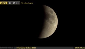 Трансляция Полное Лунное затмение 8 ноября 2022
