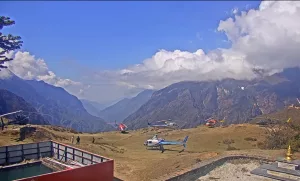 Веб-камера Непала, Отель Everest View, Вертолетная Площадка
