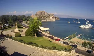 Веб камера Греции, Остров Корфу, Старая Крепость Палео Фрурио