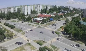 Веб камера Волгодонска, Пересечение Улиц Черникова и Энтузиастов