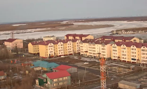 Поселок Зырянка в Якутии