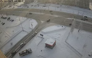 Веб-камера Абакан, Перекресток улиц Некрасова и Тельмана
