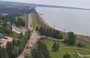 Веб-камера Братска, Плотина ГЭС