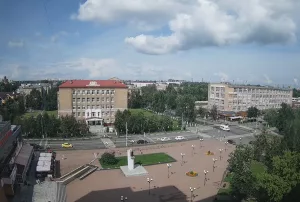 Веб-камера Электросталь, Площадь перед кинотеатром «Современник»