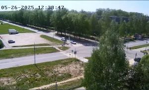 Веб-камера Коряжмы, Перекресток проспекта Ленина и улицы Советская