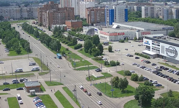 Пересечение улиц Павловского, Тольятти и проспекта Н. С. Ермакова в Новокузнецке