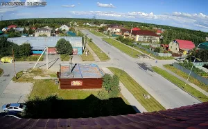 Веб-камера Лангепас, Пересечение улиц Мира и Дорожная