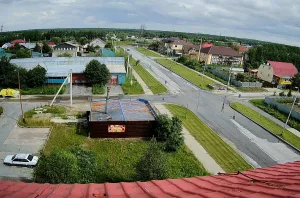 Веб-камера Лангепас, Пересечение улиц Мира и Дорожная