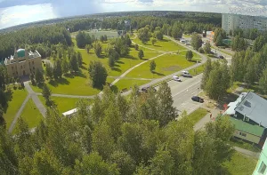 Веб-камера Лангепас, Пересечение улиц Парковая и Солнечная