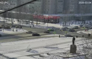 Веб-камера Назарово, Пересечение улиц Арбузова и Карла Маркса
