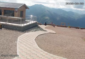 Веб-камера Узбекистана, горнолыжный курорт Амирсой, отметка 2290 метров