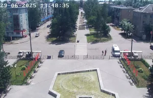 Веб-камера Бийска, Фонтан Городского дворца культуры