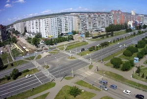 Веб-камера Красноярска, Пересечение улиц 9 мая и Урванцева