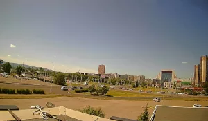 Веб-камера Красноярска, Пересечение улиц Взлетная, Шахтеров и Мужества