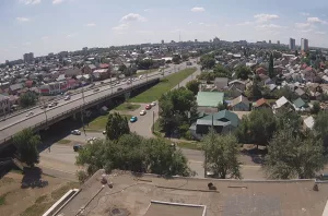 Веб-камера Оренбурга, Перекресток улиц Шевченко и Терешковой