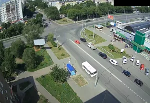Веб-камера Оренбурга, Перекресток улиц Восточная и Карагандинская