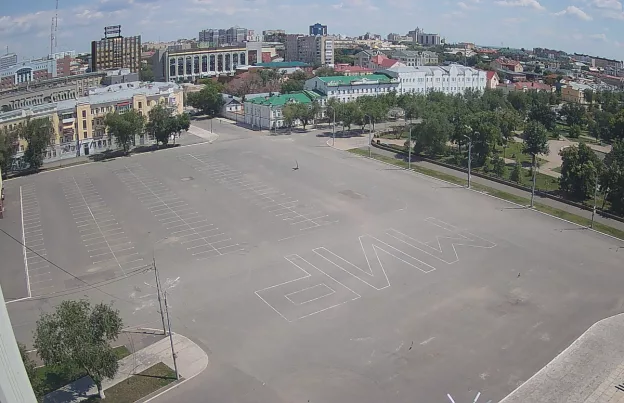 Площадь Ленина в Оренбурге