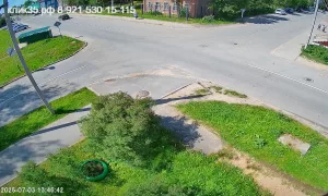 Веб-камера Тотьма, Пересечение Улиц Ворошилова и Кирова