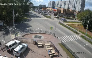 Веб-камера Домодедово, Перекрёсток проспекта Туполева и улицы Чкалова