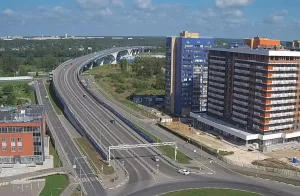 Веб камера Дубны, Мост через Волгу