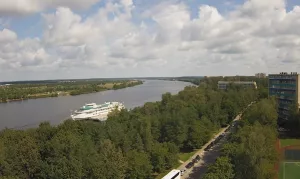 Веб-камера Дубны, река Волга