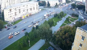 Веб-камера Екатеринбурга, сквер имени Льва Люльева