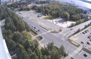 Веб-камера Нижневартовска, Пересечение проспекта Победы и улицы 60 лет Октября