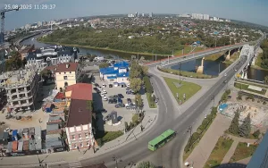 Веб-камера Тюмени, мост Челюскинцев