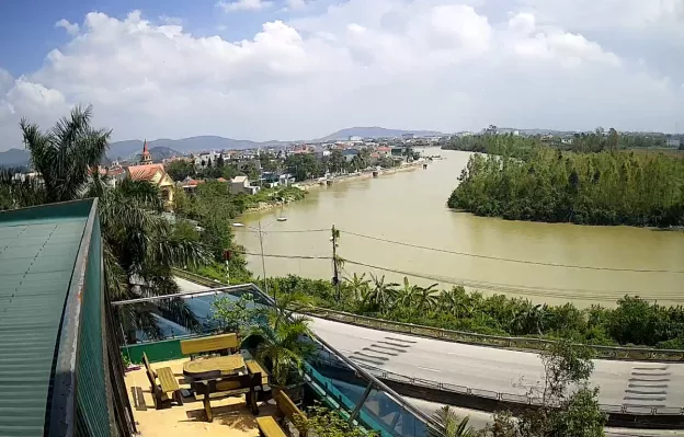 Панорама города Хоангмай во Вьетнаме