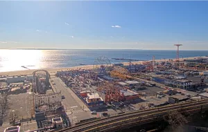 Веб-камера Нью-Йорка, Кони-Айленд Бич