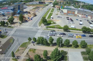 Веб-камера Дмитрова, Улица Профессиональная и Рогачевский переезд