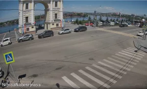 Веб-камера Иркутска, Московские ворота на Нижней набережной