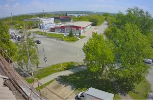Веб-камера Новосибирска, Пересечение Советского шоссе и улицы Часовая