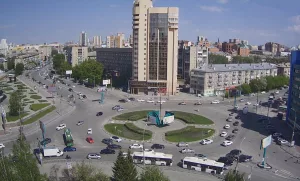 Веб-камера Новосибирска, Площадь Лунинцев