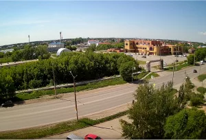 Веб-камера Омска, Пересечение улиц Дианова и Коттеджная