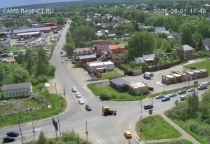 Веб-камера Раменское, Пересечение улицы Центральная и Донинского шоссе